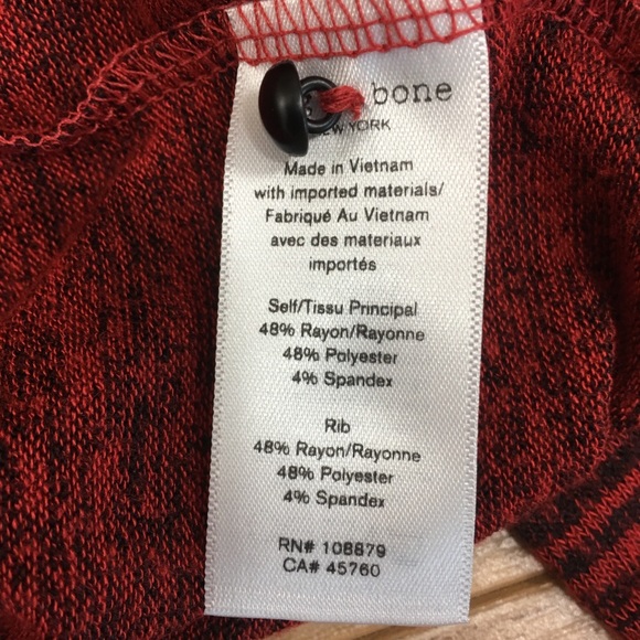 RAG & BONE New York Women Bowery Tee Neck Slim New - Picture 6 of 6